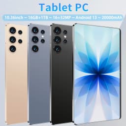 Global Version tablet 10.36 inches Android 13, 14 Cores, 20000mAh Battery, 16GB+1TB, 5G WiFi Network, Dual Cameras 16MP+32MP