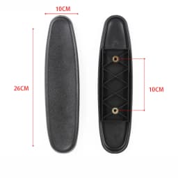 1 Pairs Gaming Chair Armrest Arm Pads Replacement Soft Support Armrest Accessories Computer Chair Armrest Caps Left and Right