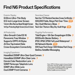Oppo Find N6 Gloabl Version Foldable Mobile Phone 8.12' Screen 200.0MP Camera Snapdragon 8 Elite Gen 5 OTA 80W SuperCharger