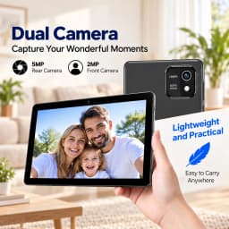 COLORROOM K10 10.1 Inch Android 13 Tablet 6GB RAM 32GB ROM 6000mAh HD IPS WiFi Bluetooth Dual Camera for Work Study Entertainmen