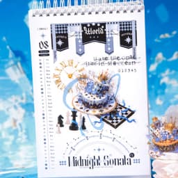 Mr. Paper 100-Sheet Fantasy Wonderland Theme 3D Scene Stickers DIY Journal & Photo Album Collage Decorations Scenery Sticker Set
