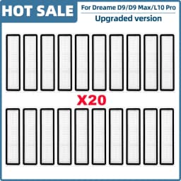 Fit For Dreame D9 / D9 Max / L10 Pro / Trouver LDS Finder RLS3 Parts Roller Side Brush Hepa Filter Mop Cloth Dusbin Water Tank