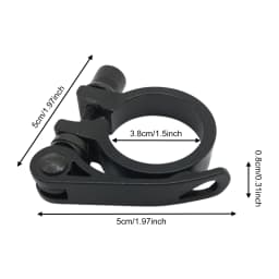 Bike Seatpost Clamp Double Layer Clamp Double SeatPost Clip 28.6/31.8/34.9mm Seat Tube Clamps Seatpost Clamp Bicycle Accessories