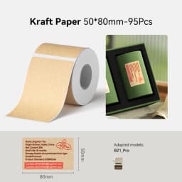 Niimbot Red & Black Dual Color Thermal Label Paper for B21 Pro Printer 300dpi Photo Paper With Adhesive Backing Card Stickers