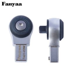 Fanyaa Wrench Ratchet Head Replacement Part Square Tenon Drive End 9*12,14*18mm, 1/4 3/8 1/2 3/4 Inch Reversible Socket Ratchet