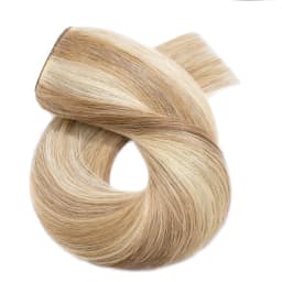Clip In Human Hair Extensions 1 Piece 5 Clips 3/4 Full Head Clip On Remy Hair Extension Natural Color One-Piece Clip Ins