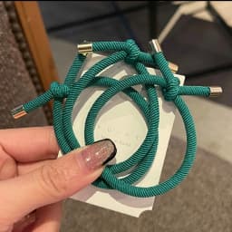 10pcs High Elastic Knot Spiral Elastics Hair Bands Coffee Black Minimalist Gentle on Hair for Secure Ponytails Stylish Durable