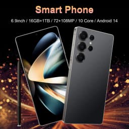 2025 Global Version 5G phone Android 6.9 Inch Android 14 telephone 16GB + 1TB 72MP 108MP Dual SIM Dual Standby