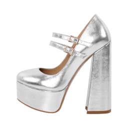 Onlymaker Women Pumps Mary-Jane Platform Black Pink Chunky 16CM High Heels Ankle Strap Dress Party Hoof Heel Plus Size Shoes