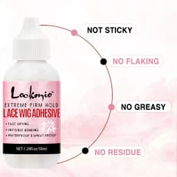Wig Glue Waterproof Adhesive Bonding Lace Toupee Front Closure and Glue Remover Travel Size Wigs Extension Products for Beginner