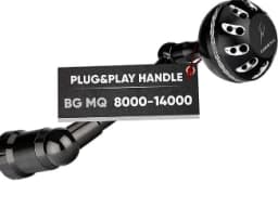 Gomexus Power Handle For Daiwa BG MQ Saltist 1500-8000 Spinning Handle 65mm Fishing Reels