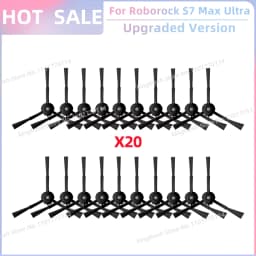 Fit for Roborock S7 Max Ultra Q100TSC Parts Main Roller Side Brush Hepa Filter Mop Pad Cloth Dust Bag Replacement Accessories