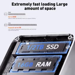 2026 Mini PC Computer Windows 11 Pro Intel Core i9 10980HK/i3 6100 Pocket PC Gamer 16GB RAM 512GB 1TB SSD WIFI 6 BT5.2 4K HD Portabke Mini Gaming Pc Desktop