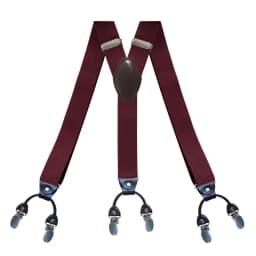 Suspenders for Men 3.5cm Wide Y Shaped 6 Metal Clips Adjustable Elastic Trouser Braces Strap Belts Wedding Party Formal Casual