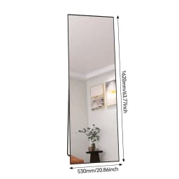 Rosahqnda Full Length Mirror 53x162cm Standing Mirror,Wall Mounted, Leanning, Floor Mirror,Full Body as Dressing Vanity Mirror