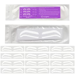 2024 Disposable Eyebrow Design Stencil Eyebrow Tint Airbrush Auxiliary Sticker for Brows Shaping with Single EyebrowsType Option