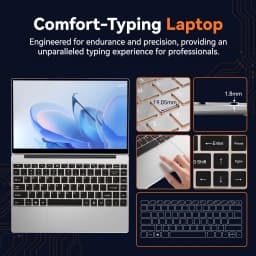 LENO NEW 14.1" Laptop Windows 11 16GB RAM 2TB SSD Intel N3700 Pro Notebook Gamer 1920*1080 Display Office Study Ultra Slim Computer PC