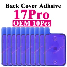 10pcs Waterproof Seal Sticker Back Cover Side For iPhone 16 Plus 15 Pro Max 14 17E Front LCD Display Adhesive Glue