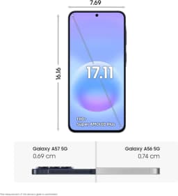 Samsung Galaxy A57 5G AI Smartphone Exynos 1680 50MP Wide Angle Camera 6.7" Super AMOLED 120Hz Display 5000mAh Battery Cellphone NFC