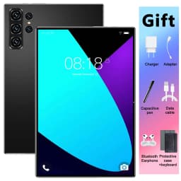 12000mAh Large Battery Portable Android 13 16MP+32MP Camera 5G WiFi 10 Core Processor Tablet 16GB RAM 1TB ROM 2026 New For Road Trip Media Playback And Memo Recording