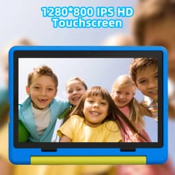 Kids Tablet 10.1 Inch Android 15 Tablet PC 20GB(3+17G) RAM 64GB ROM A333 Five‑Core HD LCD 5000mAh Parental Control Children Learning Tablet Only Tablet