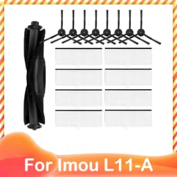 For Imou L11 A L11 Vacuum Cleaner Spare Accessories Main Side Brush Hepa Filter Dust Bag Mop Cloths Rag Replacement Parts