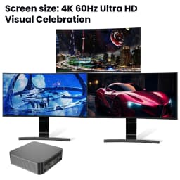 Xiaman NEW Intel Windows 11 Mini PC I7 Intel I7 4510U Intel Core I3 6100U Mini Computer 16GB RAM 512GB 1TB SSD 3-Screen Display PC Desktop Wifi 6 BT5.2 Mini PC