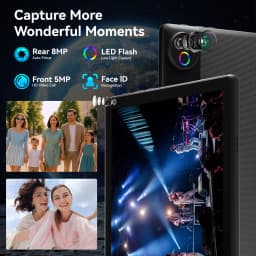 10.1 Inch Android 16 Tablet PC Set, Stylus Keyboard Mouse Headphone Included, 20GB (3+17 expansion) RAM, 64GB ROM, Five-core A333, WiFi6, Widevine L1, 6000mAh, Face Unlock, 5MP+8MP Dual Camera, 1280*800 HD IPS Touch Screen, 1TB TF Expandable, KB1001L