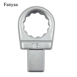 Fanyaa Bolt Nut Torque Spanner Plum Head 9*12mm Drive Square End Plum Ring Diameter 7-38mm Wrench Replacement Head Part