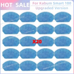 Fit For ( Kabum Smart 100 KBSF007, Nedis WIFIVCR001CBK, Nedis WIFIVCB01 ) Vacuum Parts Side Brush FIlter Mop Cloth Rubber Strip