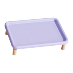 Elevated Cat Food Bowl Platform Portable for Automatic Pet Feeders Raised Feeding Stand Wooden Support for Cats and Dogs