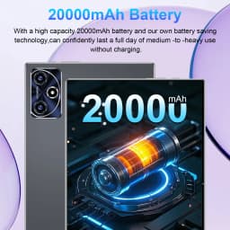 2026 New Tablet Android 13 12000mAh Large Battery 16MP+32MP Camera 10 Core 5G WiFi Portable 16GB RAM 1TB ROM For Ebook Reading