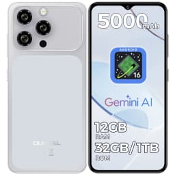 OUKITEL C17 Unlocked Cellphone,Android 16, 6.52-inch Display, 12GB (3+9)GB RAM + 32GB/64GB ROM, 5000mAh Battery, 13MP Camera