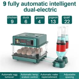 9/15/24/36 Eggs Incubator With Drawer Type EggIncubator With Automatic Water Ionic Waterbed Replenishment And Temperature Contro
