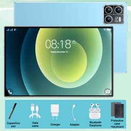 2026 Light Tablet 10.36 Inch 4K Hd Ips 14 Core Snapdragon 8 Gen2 Pure Android 13 Global Version 12Gb+512Gb 20000Mah Battery 5g Wifi Bluetooth Wps Gps 16Mp+32Mp Cameras