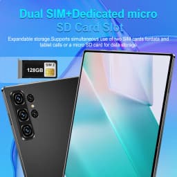 12000mAh Large Battery Portable Android 13 16MP+32MP Camera 5G WiFi 10 Core Processor Tablet 16GB RAM 1TB ROM 2026 New For Road Trip Media Playback And Memo Recording
