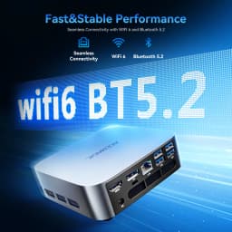 ACEMAGIC M1 Mini Pc AMD Ryzen 7 7735HS 24GB LPDDR5 RAM 512GB SSD AMD Radeon™ Graphics Windows 11 Pro up to 4.75 GHz WiFi 6 HDMI 2.5G Gigabit Ethernet MINI Computer