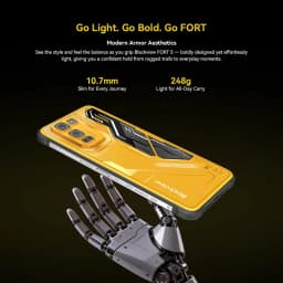 Global version Blackview FORT 5 Mobile Phone 6.78” 120Hz Display SmartPhone 12G+256GB 108MP 5000mAh Android 16 NFC Rugged Phone