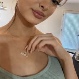 3D Custom Diamond Name Necklace Personalized Copper Crystal Pendant Iced Out Letters Nameplate Jewelry Gift For Femme