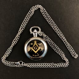 Personality Creative Quartz Movement Pocket Watch Masonic "G" Logo Necklace Pocket&Fob Watches Mens Women