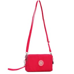 Ladies Girls multifunction 3 layers zipper wallet WaterProof Canvas Fabric Purses Moneybag Coin Purse, Crossbody Cellphone Purse
