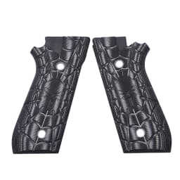 Guuun G10 Grips for Taurus PT92 Skull Skeleton Punisher Texture Compatible with PT 92 /99/100/101 and Decocker - 5 Color Options