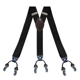 Suspenders for Men 3.5cm Wide Y Shaped 6 Metal Clips Adjustable Elastic Trouser Braces Strap Belts Wedding Party Formal Casual