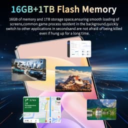 High Rating 10.36" Android 13 14 Core Chip Multifunctional Touch Tablet,16Gb+1Tb,20000Mah Long Battery Life,Dual Sim 5g Stable Wifi, Slim Tablet for Family Entertainment