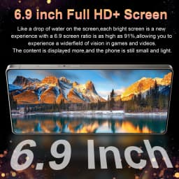 2025 Global Version 5G phone Android 6.9 Inch Android 14 telephone 16GB + 1TB 72MP 108MP Dual SIM Dual Standby