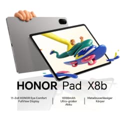 HONOR Pad X8b Tablet, 11-Inch, 4Gb/128Gb, Wi-Fi, 10100 Mah Battery, Android 16, Space Grey