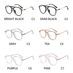 New Round Reading Glasses Oval Personality Presbyopia For Man Optical Frame Magnifier Full Rim Anti-Blue Female Fashion