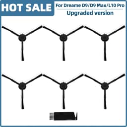 Fit For Dreame D9 / D9 Max / L10 Pro / Trouver LDS Finder RLS3 Parts Roller Side Brush Hepa Filter Mop Cloth Dusbin Water Tank