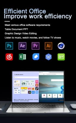 2026 Leno New 15.6" Ultra Slim Laptop Intel Core I9-9900 32Gb Ram 2Tb Ssd 1080P Fhd Windows 11 High-Performance Portable Notebook