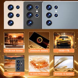 16GB RAM 1TB ROM 2026 Original 10.36 inch Network Android 13.0 Tablet 16MP 32MP 14 Core 20000mAh tablet 4 5G Wifi